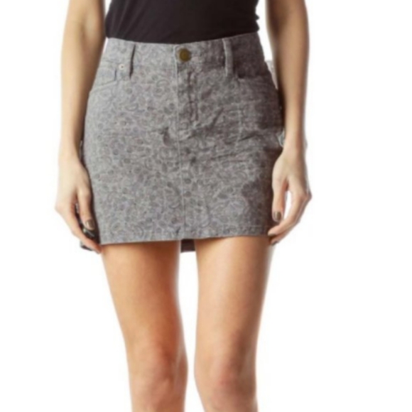 2/$20 BCBG Generation Denim Skirt, Gray Skirt - Picture 1 of 13